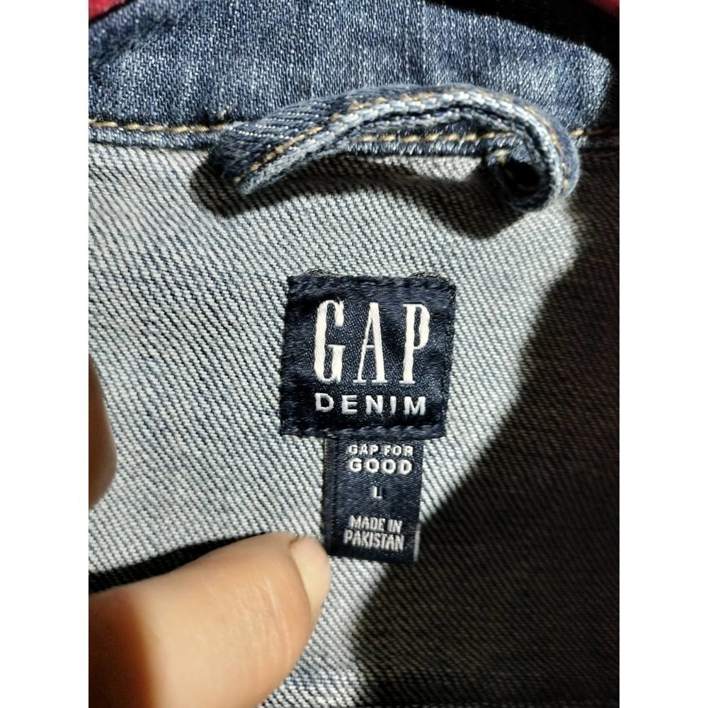 The Gap jean jacket youth girls size Large - Picture 2 of 3